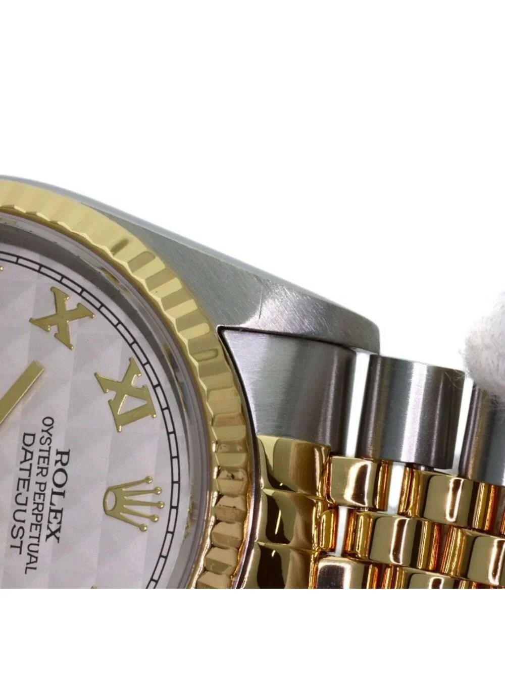 Rolex Datejust Pyramid Roman SS Yellow Gold 18k